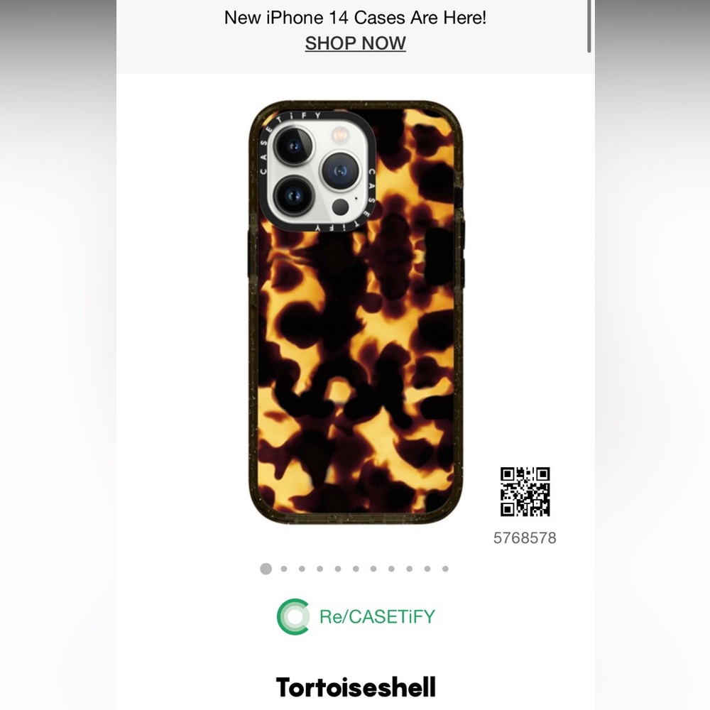 Casetify Tortoiseshell iPhone 13 Pro Case
